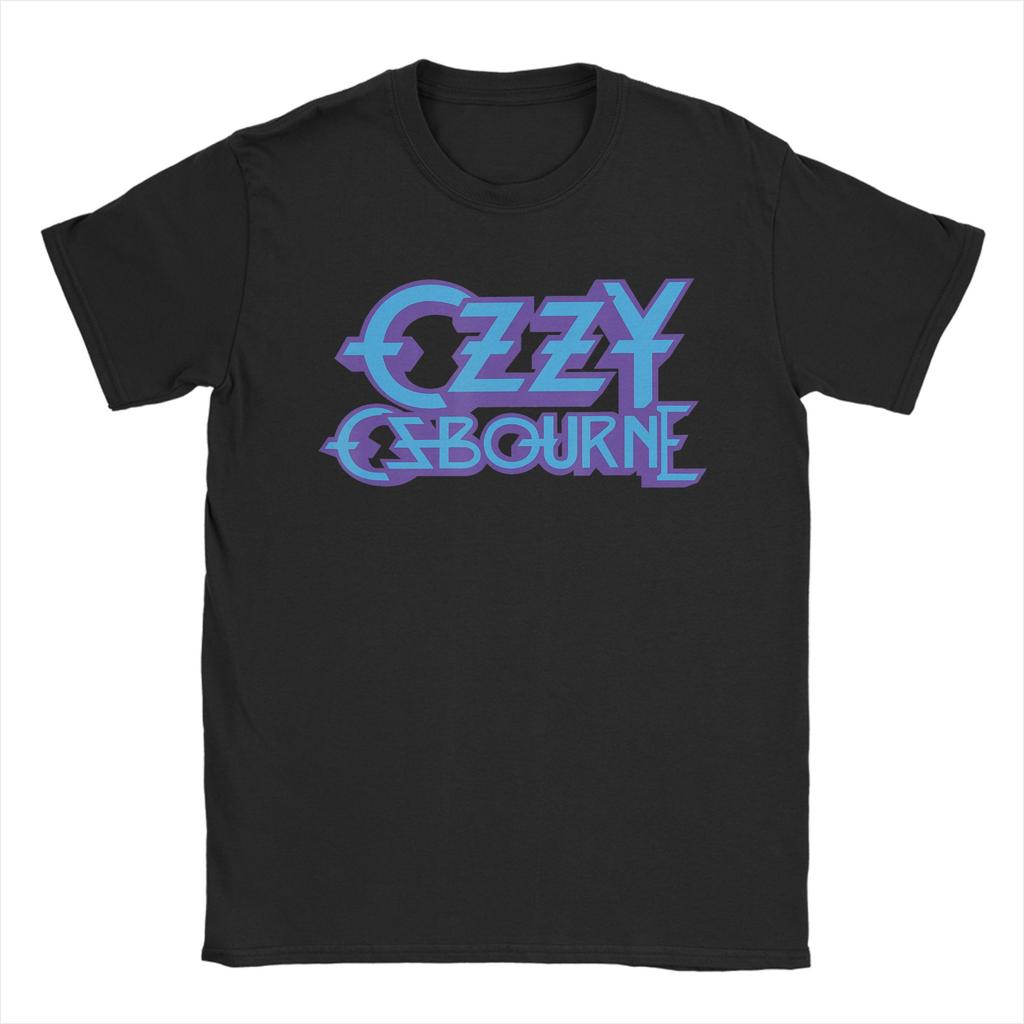 Mens TShirts Ozzy Osbourne Patient Number 9 Leisure Pure Cotton Tees Short Sleeve T Shirts Round Collar Clothing Plus Size