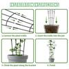 Metal Plant Trellis Indoor Stackable Plant Trellis Climbing Plant Small Plant Climbing Trellis for Potted Plant Climbing A0KF