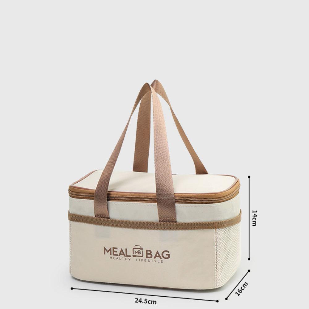 

New Fashion Aluminum foil Lunch Box Storage Bag Waterproof Thickened Food Thermal Bag Portable Large Capacity Lunch Bag