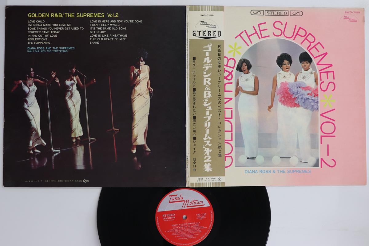 

LP Record DIANA ROSS & THE SUPREMES - Golden R&b / The Supremes Vol. 2 SWG7159 TAMLA MOTOWN 1972 Japan Obi Soul/Funk Used