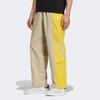 Adidas Neo Colorblock Logo Print Straight Leg Sports Pants Men Bottoms Khaki HN4721