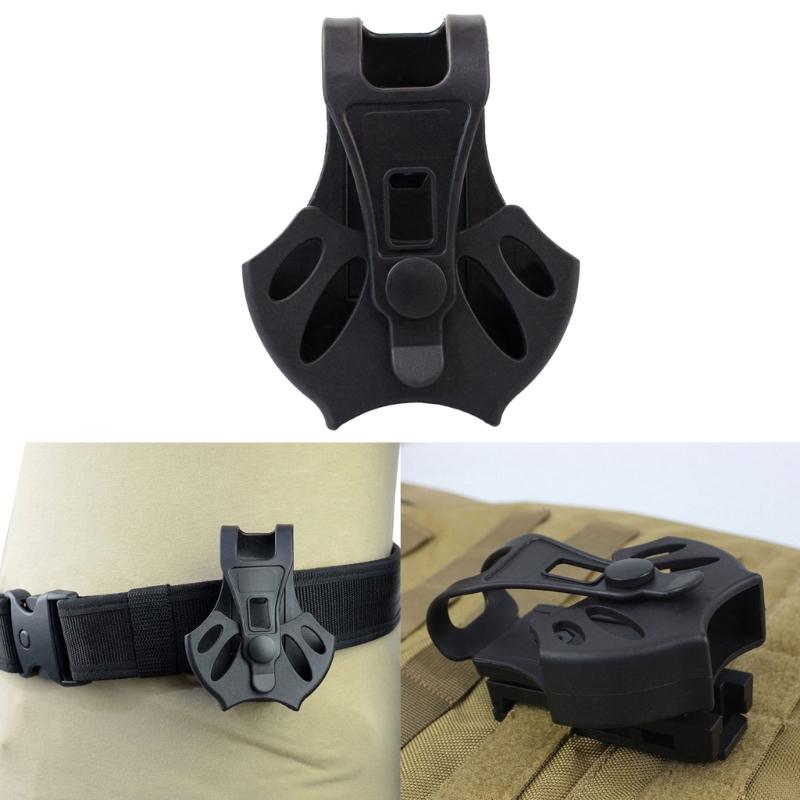Portable Open Top Handcuff Case 360 Rotation Handcuff Holder Wear-resistant Handcuff Holsters Polices Shackles Cover