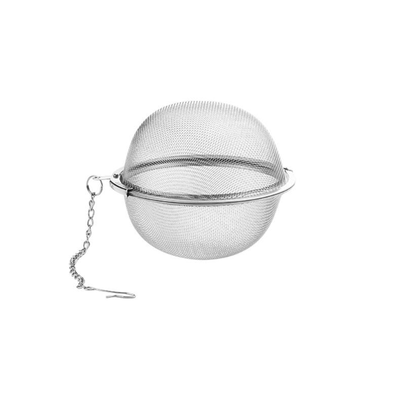 

Durable Food Grade Teas Strainer Rustproof Nonrust Steel Filter Ball With Unseamed Easy Cleaning Structure