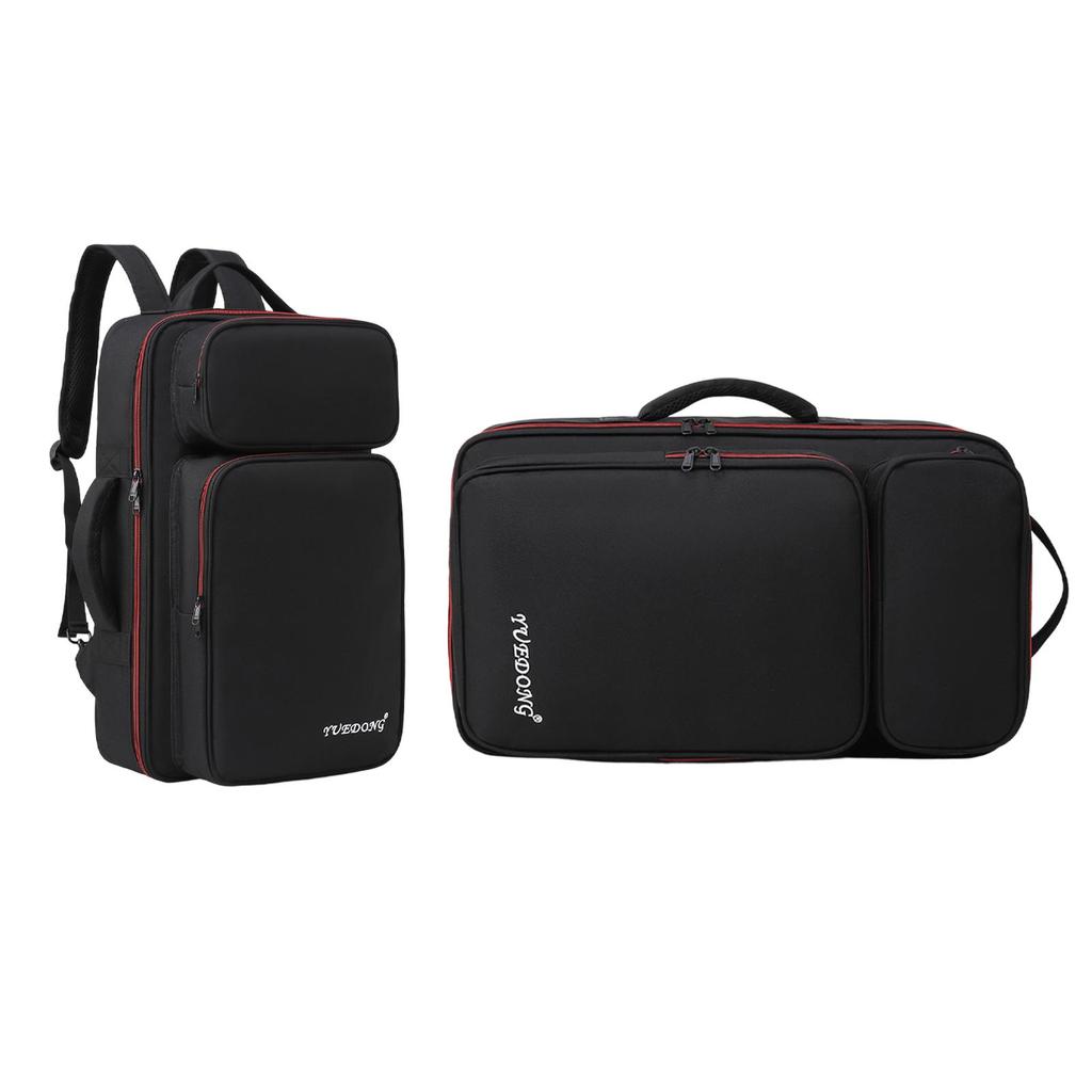 Guitar Pedal Board Carry Bag Oxford Cloth Sturdy Storage Handbag for Accessories Traveling Stage Use