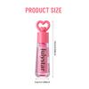 Julystar Heart-Shaped Lip Gloss, High Shine Mirror Finish, Hydrating & Moisturizing Clear Pink Lip Tint, Non-Sticky & Long Lasting Liquid Lipstick