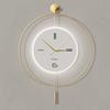 Slient Wall Clock Modern Large LED Wall Clocks Minimalist Creative Dining Room Clocks Living Room Art Aesthetic Decoration