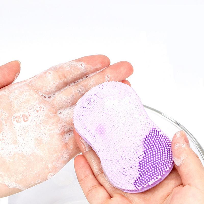 Silikonový obličejový čisticí kartáček Masážní přístroj na obličej Péče o pleť Exfoliační čisticí nástroj Mini kosmetický nástroj Měkký Hloubkový čisticí Exfoliátor
