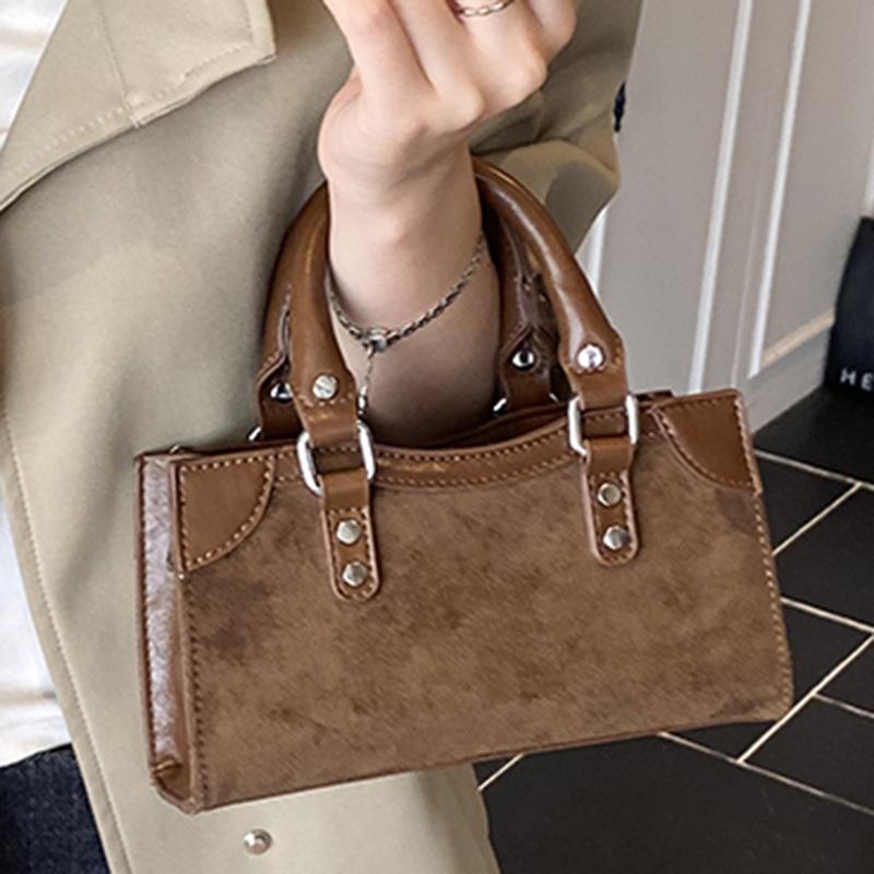 Summer Fashion Hand-held Trendy Bag Simple Small Square Bag High-quality Single-shoulder Crossbody Bag High Appearance Level
