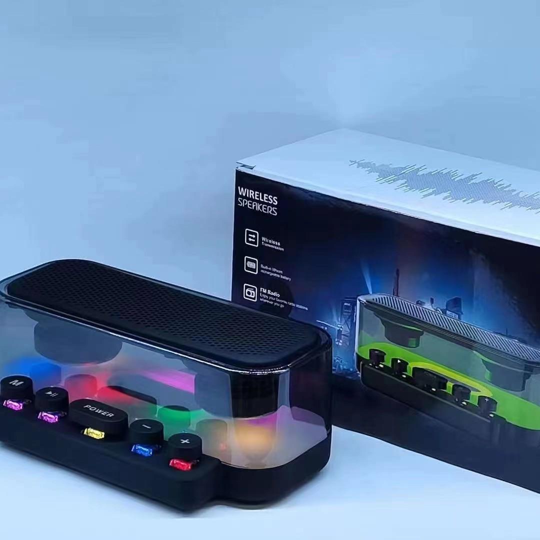 

Z6 Piano Bluetooth Speaker: Portable RGB Night Light, High Volume, Subwoofer, Card Slot. 300mAh-500mAh