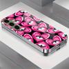 Gold-plated Tempered Glass Phone Case, Compatible Galaxy S26 S25 S24 S23 S22 Ultra Plus. Unique Heart-shaped Eye Design.