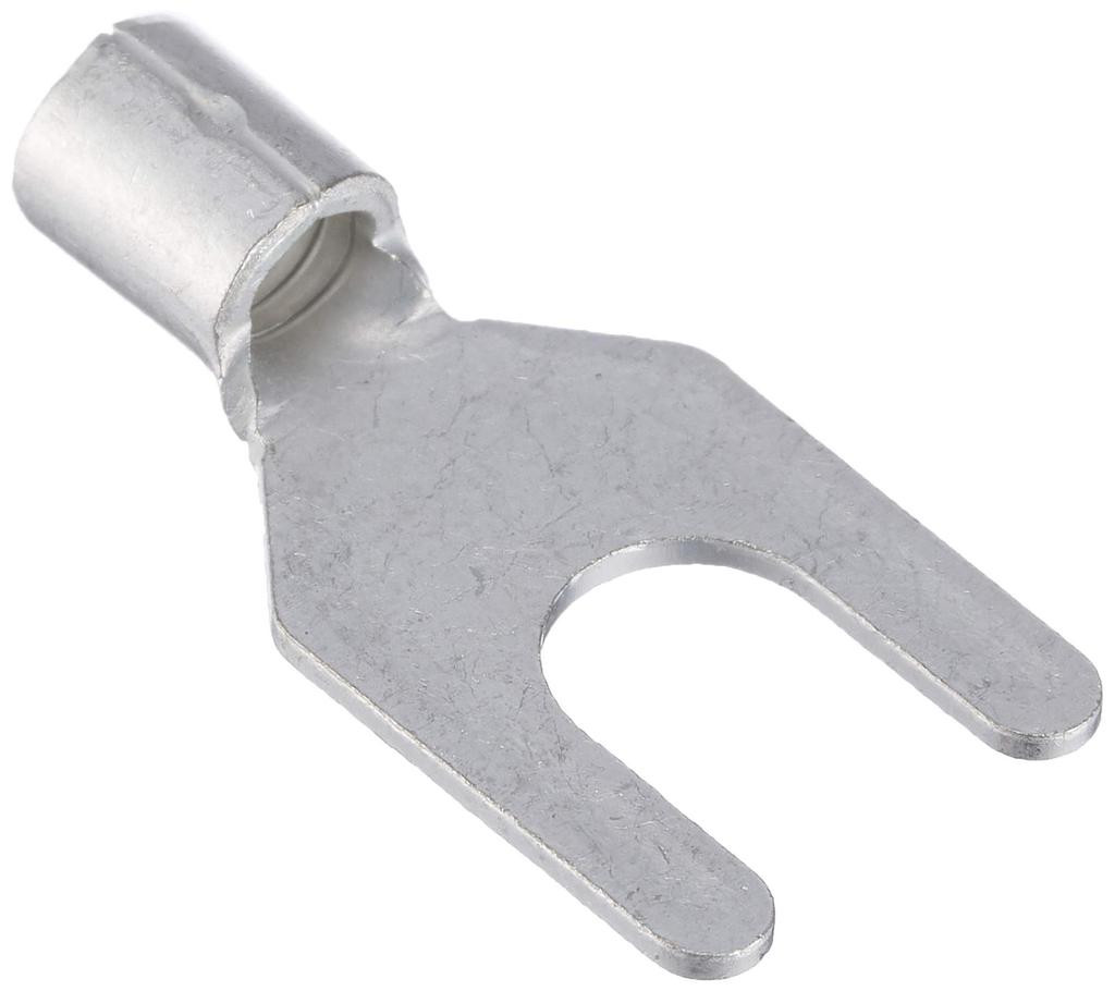 Nichifu Terminal Industry Bare Crimp Terminal, Y-Shaped (100P), 5.5Y6