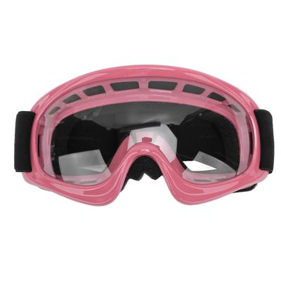 TOPINCN Children's Bike Goggles, Bicycle Goggles, Motorcycle Gog, Windproof, UV Protection (Pink)