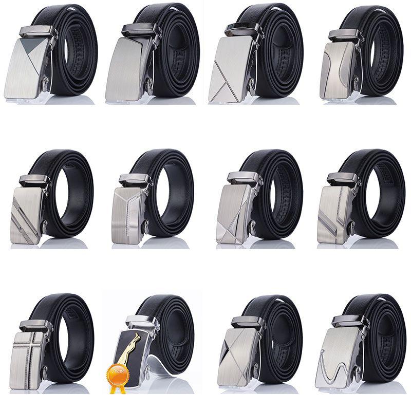 Premium Quality Men's Ratchet Dress Belt With Automatic Buckle For A Perfect Fit