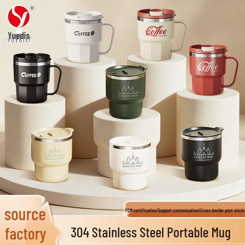 Yuedisi 304 Stainless Steel Double-Walled Insulated Summer Mug
