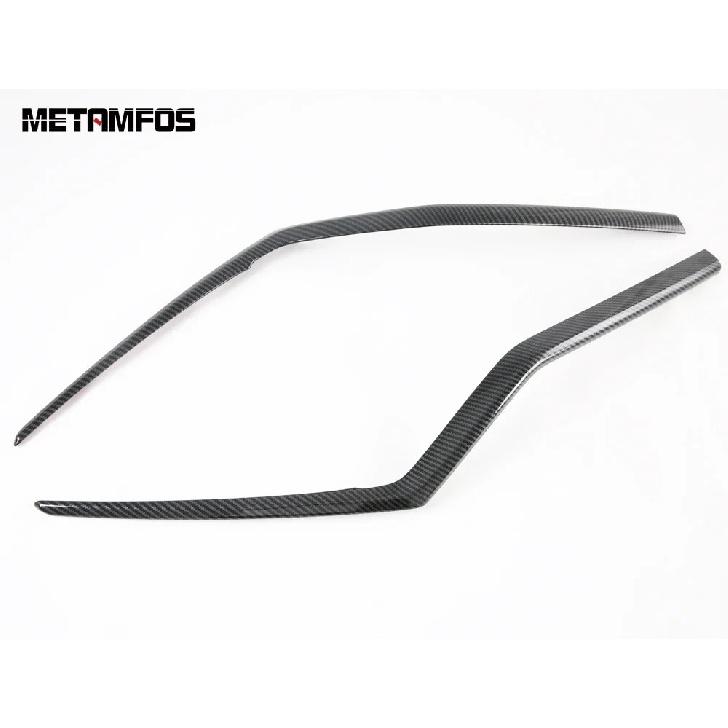 Front Upper Grille Racing Grill Strip Cover Molding Trim For Honda CR-V CRV    Carbon Fiber Accessories Car Styling