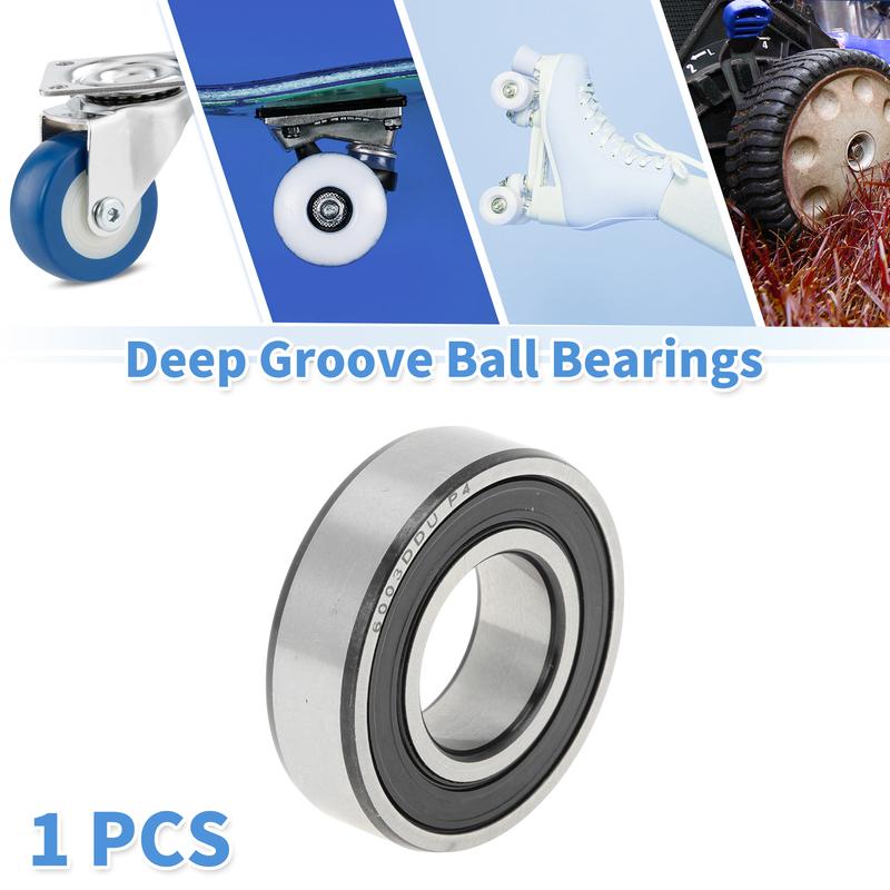 Motoforti 6003DDU Deep Groove Ball Bearings 17x35x10mm P4 Double Rubber Seal Lubricated Bearings Car Scooter Skateboard Wheel