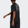 adidas Iseem Gfx Tee Outdoor Sports Print Round Neck Short Sleeve Unisex Tops Black GN7336