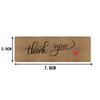 120 Pcs/Pack Thank You For Your Order Stickers 3x1 Inch Rectangle Labels For Small Business Handmade Decor Kraft Paper Stickers