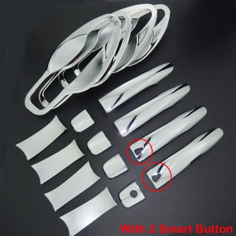 For Nissan Qashqai J11 2013-2018 ABS Chrome Side Door Handle Cover & Door Bowl Cover 2014 2015