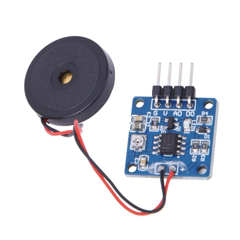 2PCS 5.0V DC Vibration Switch Sensor Module AD/DO Vibration Sensor Module  Electronic Drums