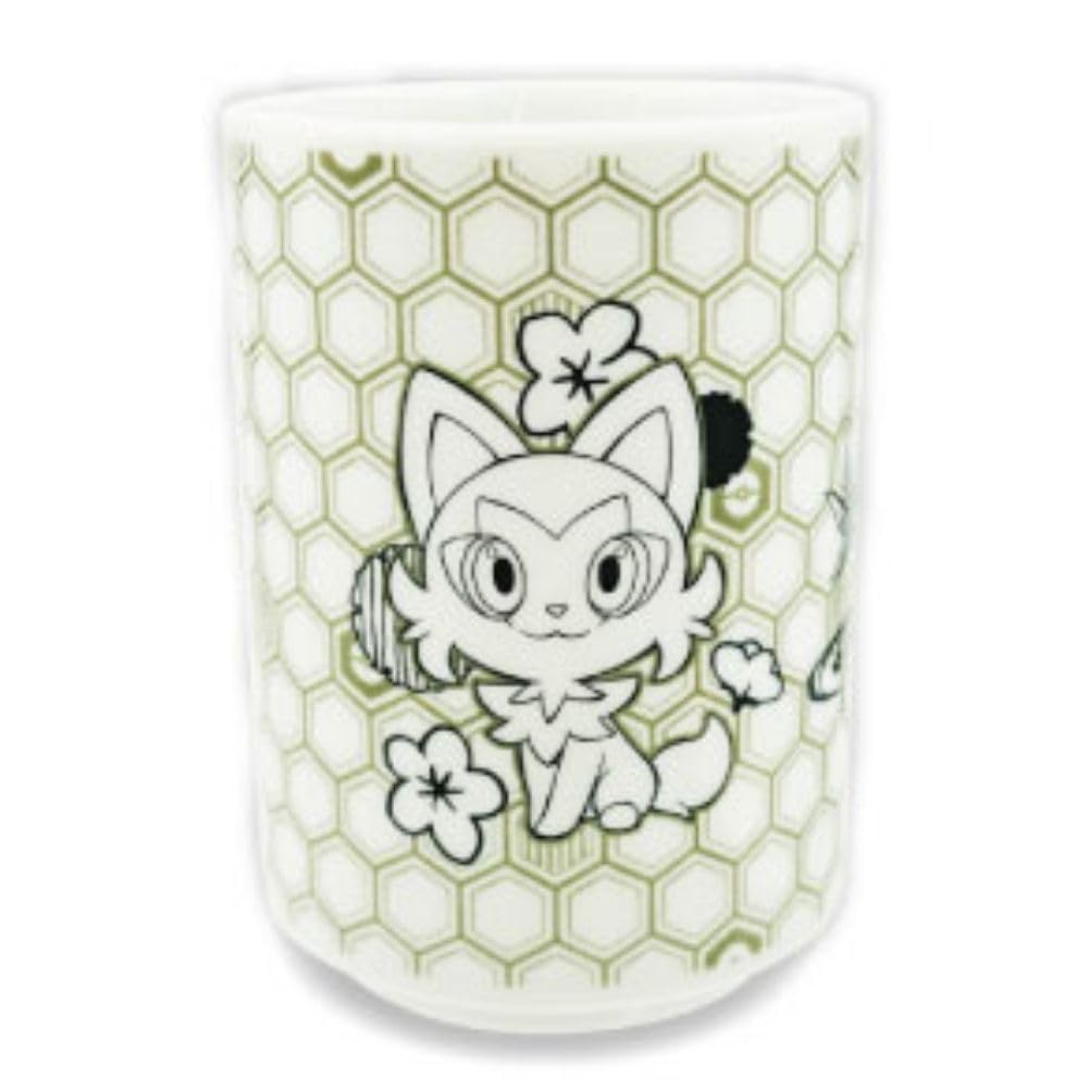 

Marimo Craft Японский узор и x Pokémon Чайная чашка, Мяут, Хогтейл, Сквош, Прибл.. 70 H100мм, PKM-921