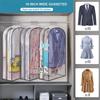 Hanging Clothes Dust Cover Waterproof Washable Dust Cover Household Suit Cover  Clothing Protection