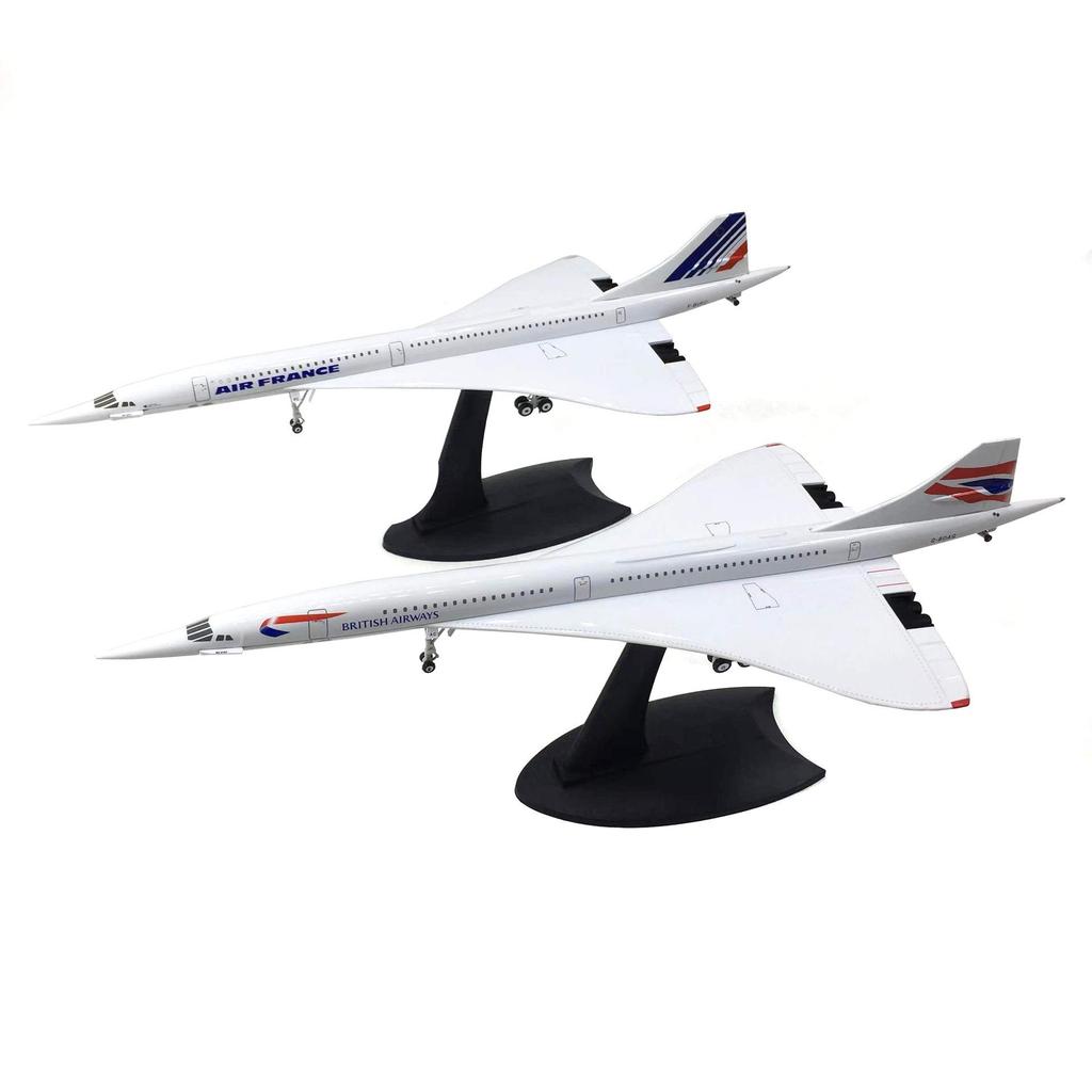 1:200 Scale Air France-British Airways Concorde Alloy Model - Civil Aviation Collectible Gift