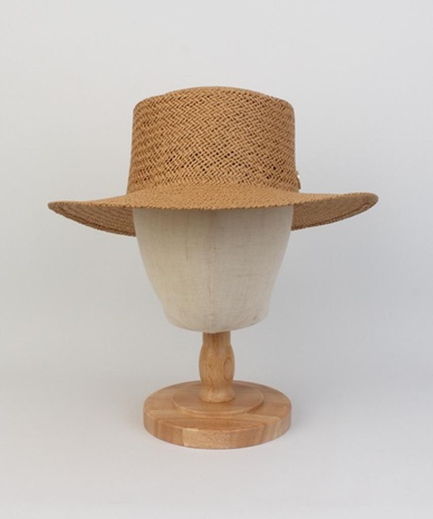 Yunibeosyeolkemiseuteuli Home Brown Simple Panama Hat Panama Hat