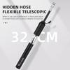 WEST BIKING Mini Portable Bicycle Pump 110PSI Hand Air Pump MTB Road Bike Tire Inflator With Extension Hose Cycling Accesories