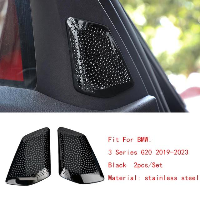 For BMW 3 Series G20 - Steel Speaker Trim Cover Car Door Speakers Stereo Decorate Cover