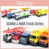 Alloy 164 Scania Man Engineering Truck Container Trailer Toy