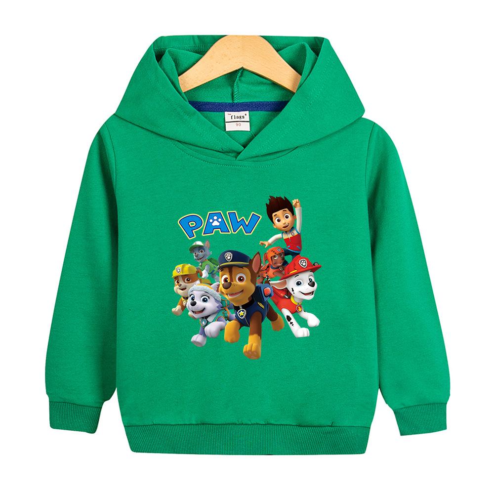 Paw Patrol Boys' Hooded Sweatshirt - Stylish, Loose-Fit Autumn Jacket for Kids