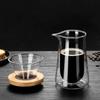 Double Wall Glass Carafe and Dripper Filter Coffee Maker Set For Professional Hot Brew And Cold Soak Coffee Brewing