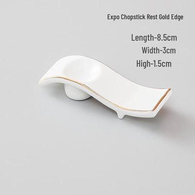 Set of 6 Ceramic Dual-Use Chopstick Rests