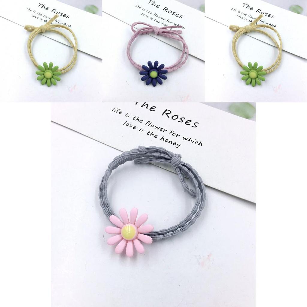 Beautiful Ins Women Daisy Hair Rope Headband With High-elastic Korean Rubber Band