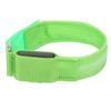 Outdoor Running LED Armband Adjustable Flashing Wristband Cycling Light Up BraceletGreen