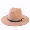 Popular European and American High-end Wool Top Hat, Men's and Women's Fashion Versatile Elegant Top Hat Jazz Hat