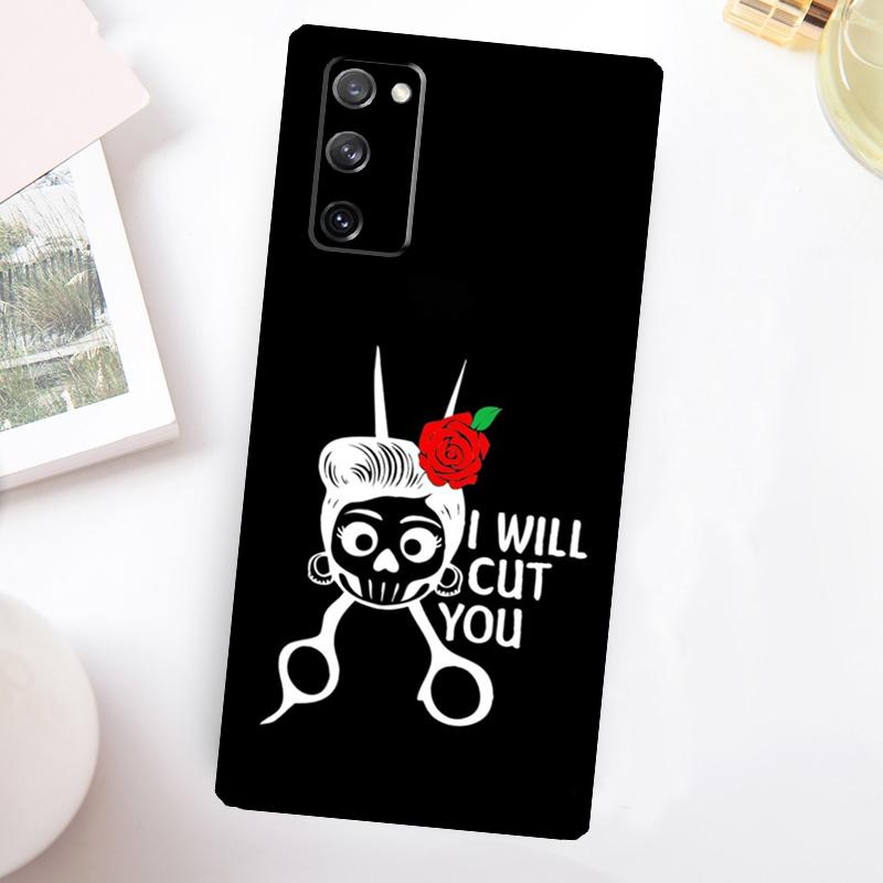 Hair Stylist Hairdresser Phone Case For Samsung Galaxy S26 S25 S24 Ultra S23 FE S20 S21 FE S22 Plus S10 S25 FE Cover