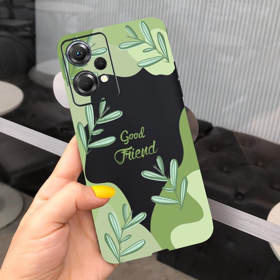 For One Plus Nord CE 2 Lite Phone Case Soft Matte Silcione TPU Back Cover For OnePlus Nord CE2 Lite 5G Mobile Coques Flower Capa