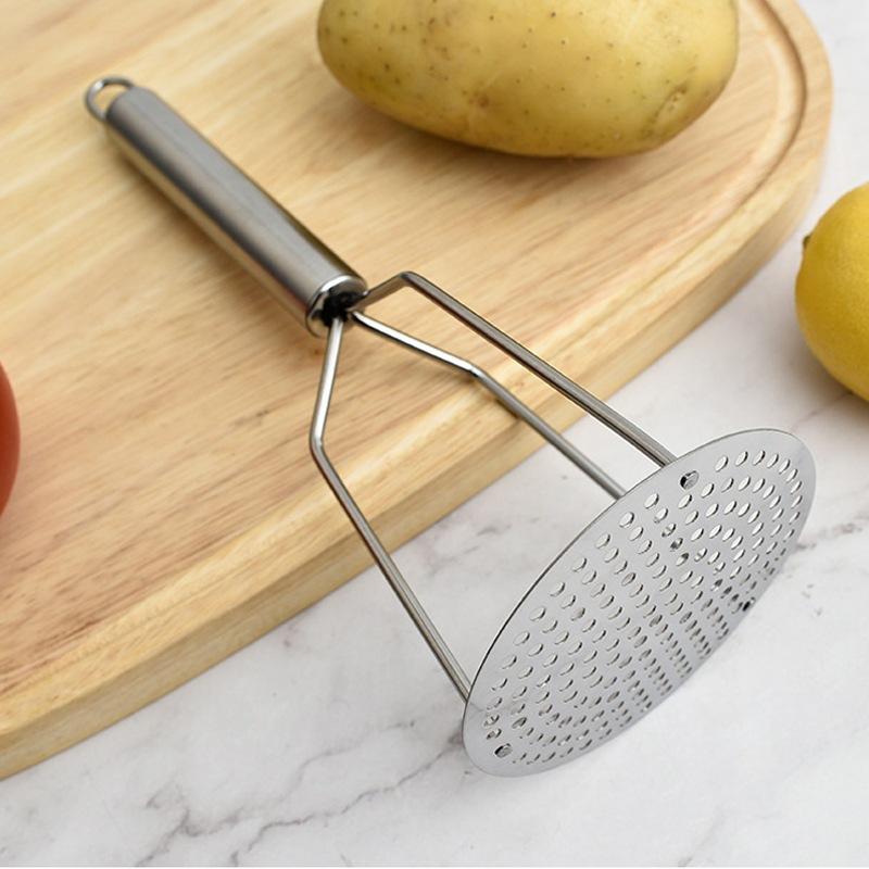 1Pc Stainless Steel Potato Masher Press Food Mashing Tool for Mashed Potatoes Vegetables Household Kitchen Cooking Gadget 4