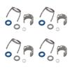 Fuel Injector Seal Kit Fuel Injector Retaining Bracket O Ring Seal Kit 06D998907 for A3 Hatchback A4 Saloon A6 Avant TT Roadster
