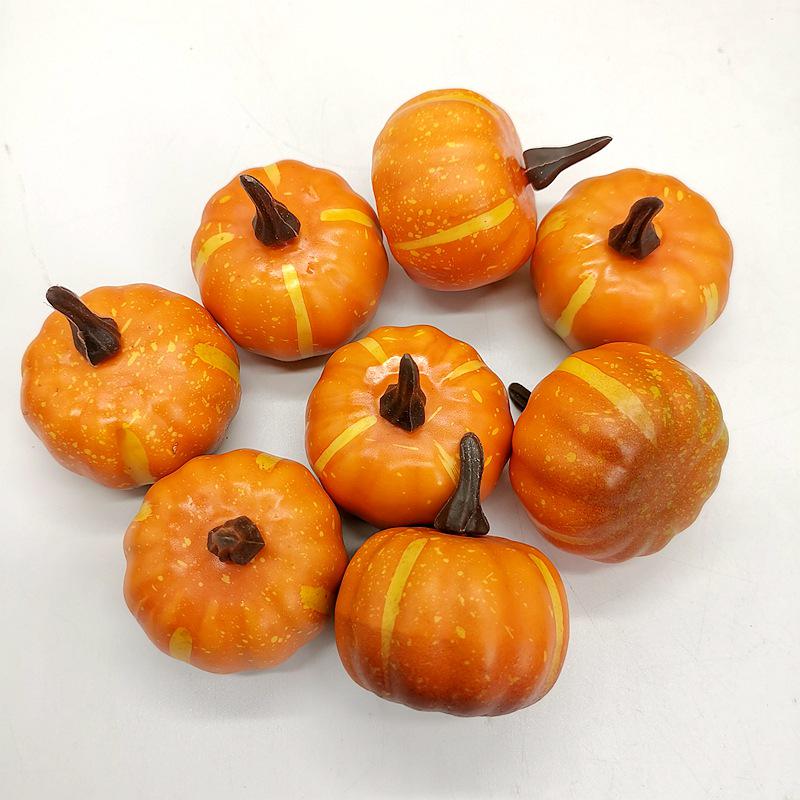 Colorful 5cm Foam Pumpkin Prop - Christmas Gift & Decor