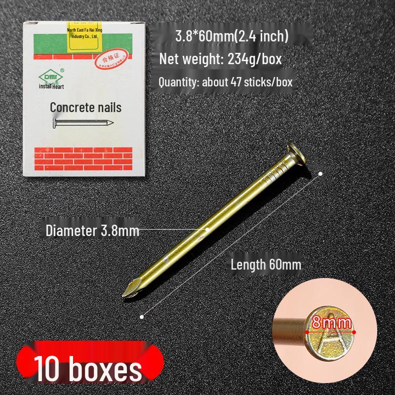 Long Cement Steel and Iron Nails for Wall and Woodworking