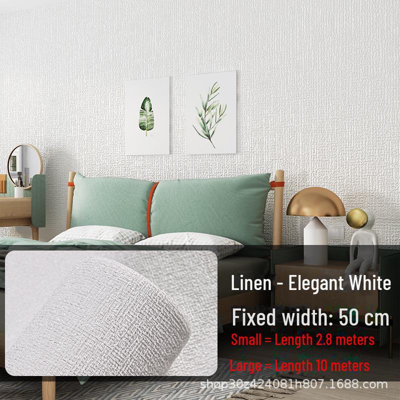 3D Self-Adhesive Waterproof Wall Stickers for Bedroom & Living Room - Moisture-Proof Decoration for Covering Imperfections