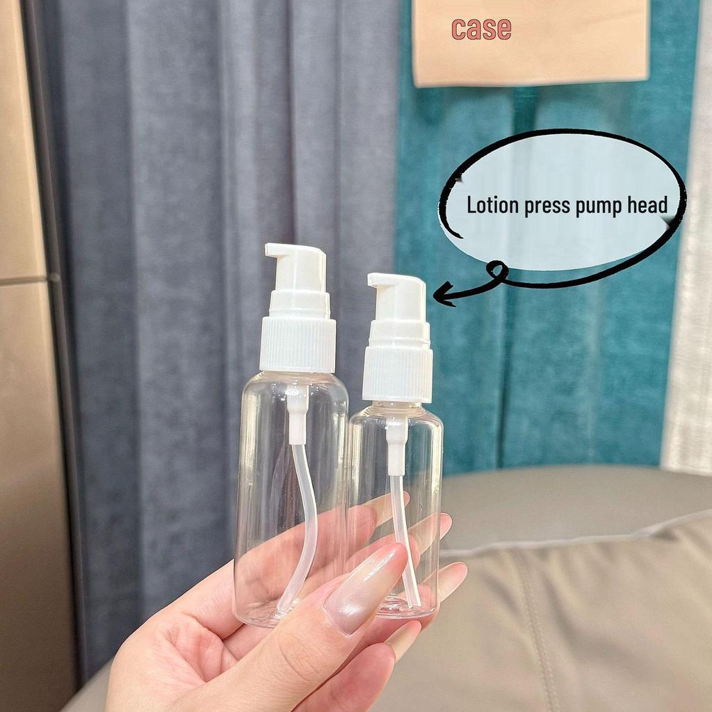 Portable Refillable Dispenser Bottle for Lotion, Toner, Shampoo, Shower Gel, Hand Soap, and Cosmetics.