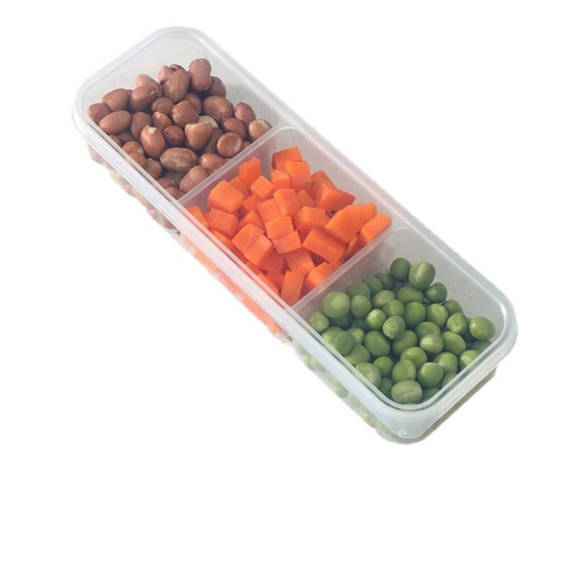 Refrigerator Freezing Organizer Square Storage Box Food Container Fruit Vegetables Storage Box Reusable Kitchen Storage Supplies