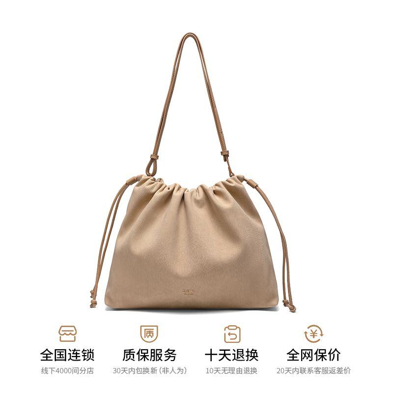 

Mexican Bag Women 2025 New Arrival Fashion Shoulder Bag Fresh Tote Bag Easiest for Match Casual Crossbody Bag Female Genuine Goods Beige-B