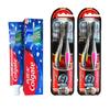 Deep Clean Cool Mint Toothpaste & Charcoal Toothbrush Twin Pack