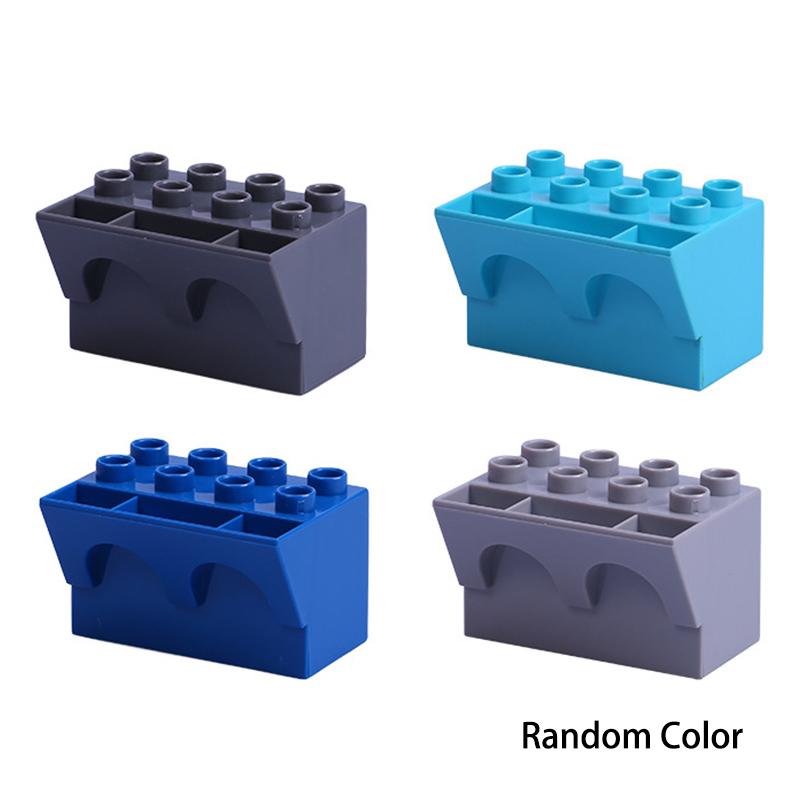 Big Particles Building Blocks Castle Scene Accessories Houses Roof Wall Compatible Large Bricks Educational Toys For Kids Gifts