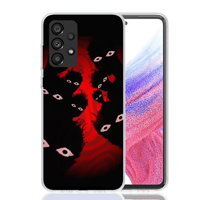 Scary Face Eyes Phone Case For Samsung Galaxy A17 A16 A14 A15 A13 A57 A56 A54 A55 A53 A37 A36 A34 A35 A33 A26 A24 A25 A23 Galaxy
